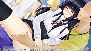 Big tits chairperson fingers herself with toys outdoors