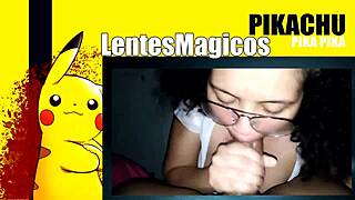 What a dirty college girl with glasses at 20 learning to suck cock!