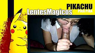 What a dirty college girl with glasses at 20 learning to suck cock!