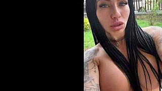 I hide my big tits under a tiny top, feeling so sexy