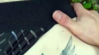 The hike in the forest ended with fucking