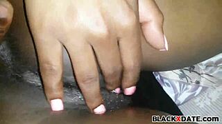 Black couple homemade tape fucking hardcore!