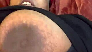 fucking her creamy pussy up close with a big black cock