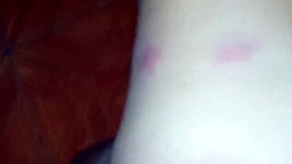 we fell off the bike, but i still fucked her ass after peeing in it?