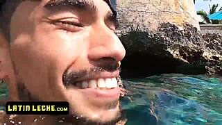 Snorkeling turns to hardcore fucking underwater!