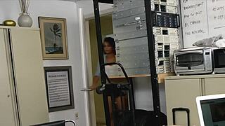 the latina teen 18+ sucks a big black cock like a pornstar in the storyline