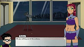 In 18Titans part 2, Starfire sucks dick passionately 😍