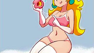 Princess peach gets into some wild hentai adventures in this compilation