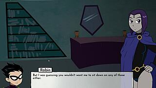 In 18Titans part 2, Starfire sucks dick passionately 😍