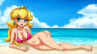 Princess peach gets into some wild hentai adventures in this compilation