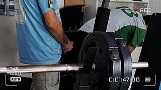 Employees caught in the store's back area.