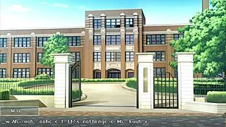 Kanobitch's slutty transformation in this hentai anime episode 15, switching back in a looped cycle.