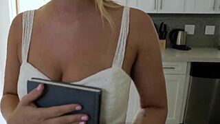 Kinky teen getting rough fucked while rubbing 😈