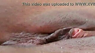 Smooth pussy gets masturbated!