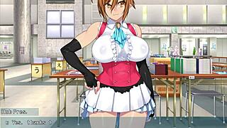 Kanobitch's slutty transformation in this hentai anime episode 15, switching back in a looped cycle.