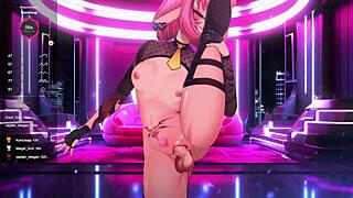 feeling the idol's orgasm while she sings vtuber