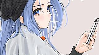 Minah blackmails you with hentai jerk off instructions involving socks and humiliation