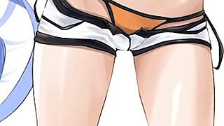 Minah blackmails you with hentai jerk off instructions involving socks and humiliation