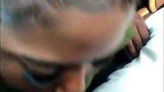 Getting head in Chipotle parking lot cumshot