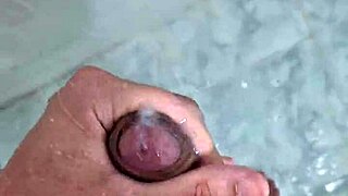 Cute Twink Jerks Off In Shower Until Cum