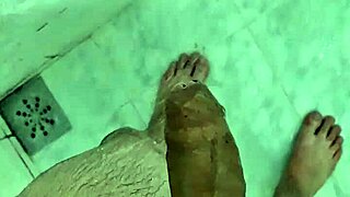 Cute Twink Jerks Off In Shower Until Cum