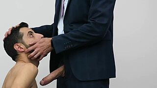 I'm Willing to Do Anything to Keep This Job, Even Taking That Big Cock Bareback in My Ass.