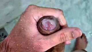 Cute Twink Jerks Off In Shower Until Cum