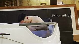 I join the versatile gay trio on the desk