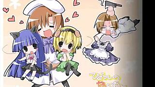 Bold hentai anime girls in nude ecchi scenes.