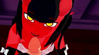 Meru the succubus fucks hard in free POV fantasyking3