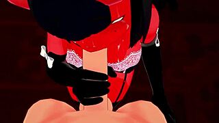 Meru the succubus fucks hard in free POV fantasyking3