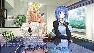 Mahiru explores dress shop wonders with intense massage and masturbation