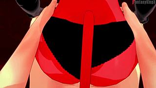 Meru the succubus fucks hard in free POV fantasyking3