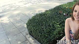 Teen Cali Hayes Trades Blowjob For Cash With Hardcore Sucking Action