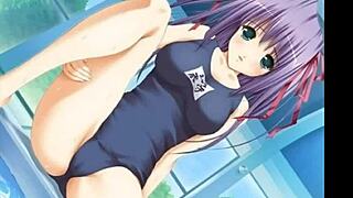 Bold hentai anime girls in nude ecchi scenes.