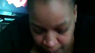 Sloppy BBW Devours Cock Deeply