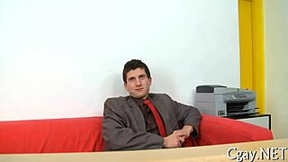 Giant Dick Tease in Gay Action