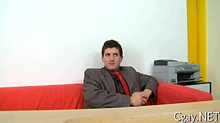 Giant Dick Tease in Gay Action