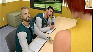 Isabella's Masturbating While John Is In The Other Room!