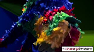 the stripper experience with jessica jaymes showing big boobs and big booty in action.