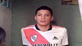 hey latina masturbates big cock and swallows 😍