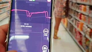 martinasmith squirts hard at the mall while fingering in public