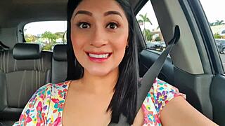 martinasmith squirts hard at the mall while fingering in public