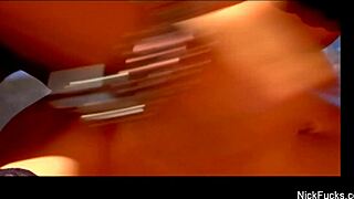 Sexy brunette babe gets hardcore fucking and cumshot facial by Nick