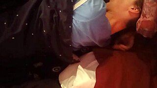 Fucking her mouth while eating her teen ass