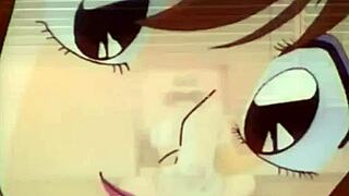 In this anime threesome, the cock whore receives a medical blowjob with big tits involved.