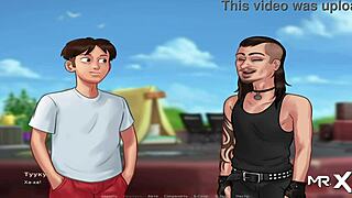 summertime saga girl offers sex for cash in hentai style