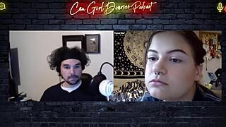 Christian girl defies god to become a seductive cam model. tricked into reality webcam spitting.