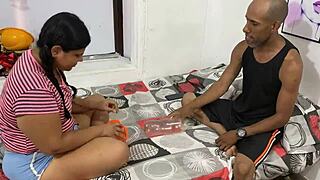 Perverted Pastor Engages in Intense Interracial Sex with Beautiful Real Housewife in Missionary and Doggystyle Positions