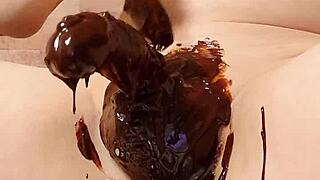 I cook chocolate banana with my Japanese gay partner